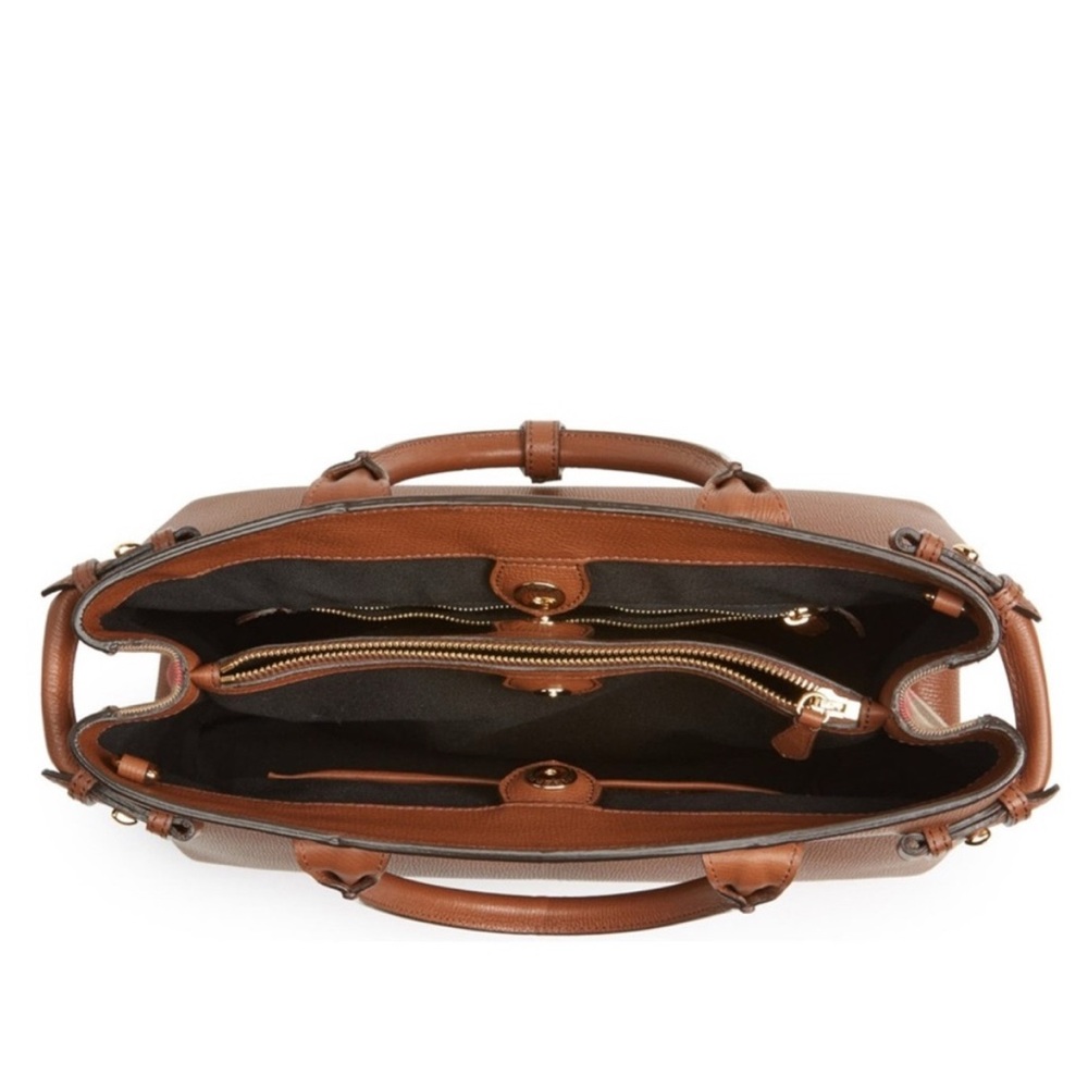 Burberry Large Chestnut Leather Tote - Picture 7 of 14